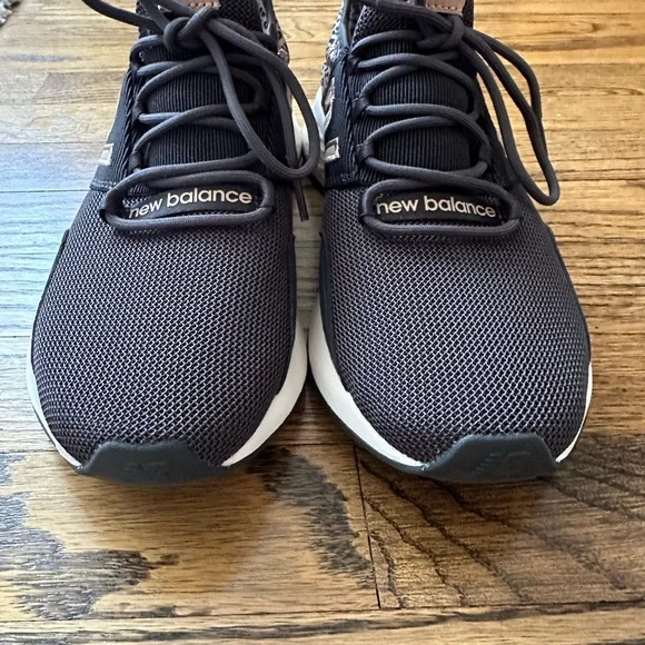 New Balance Women's Black and Brown Fresh Foam Roav Running Sneaker - Picture 4 of 10